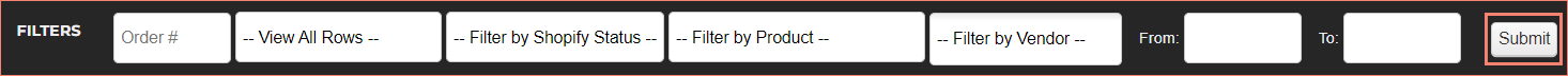 Submit filter button