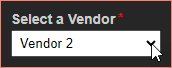 Select vendor