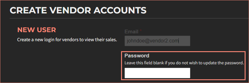 Enter temporary password